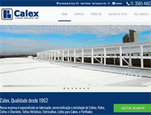 Tablet Screenshot of calex.com.br