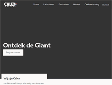 Tablet Screenshot of calex.nl