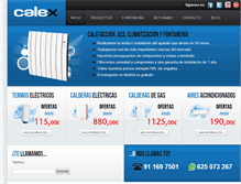 Tablet Screenshot of calex.es